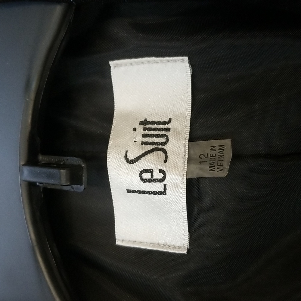 Le Suit Black Blue Pinstripe Suit - Picture 9 of 16